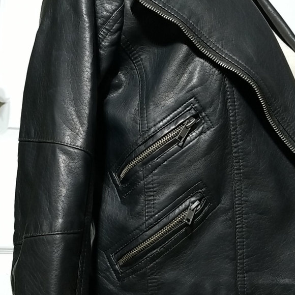 Faux Leather Jacket - Picture 5 of 9